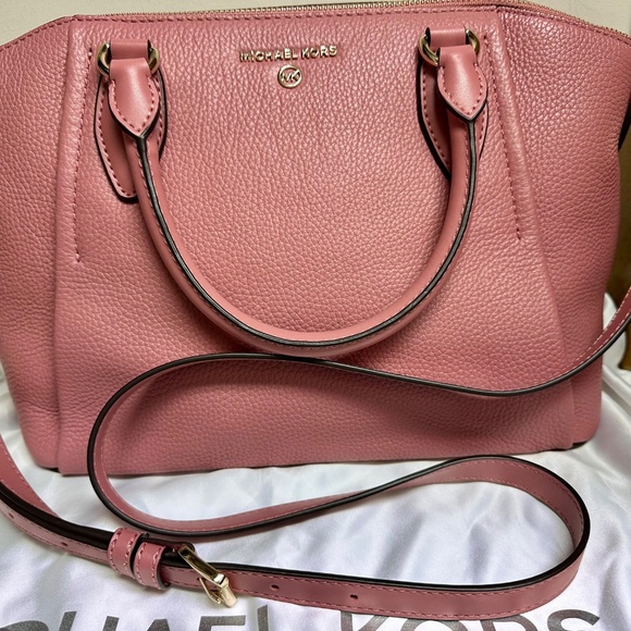 EUC Michael Kors Sienna Medium Pebbled Leather Satchel - Picture 8 of 12